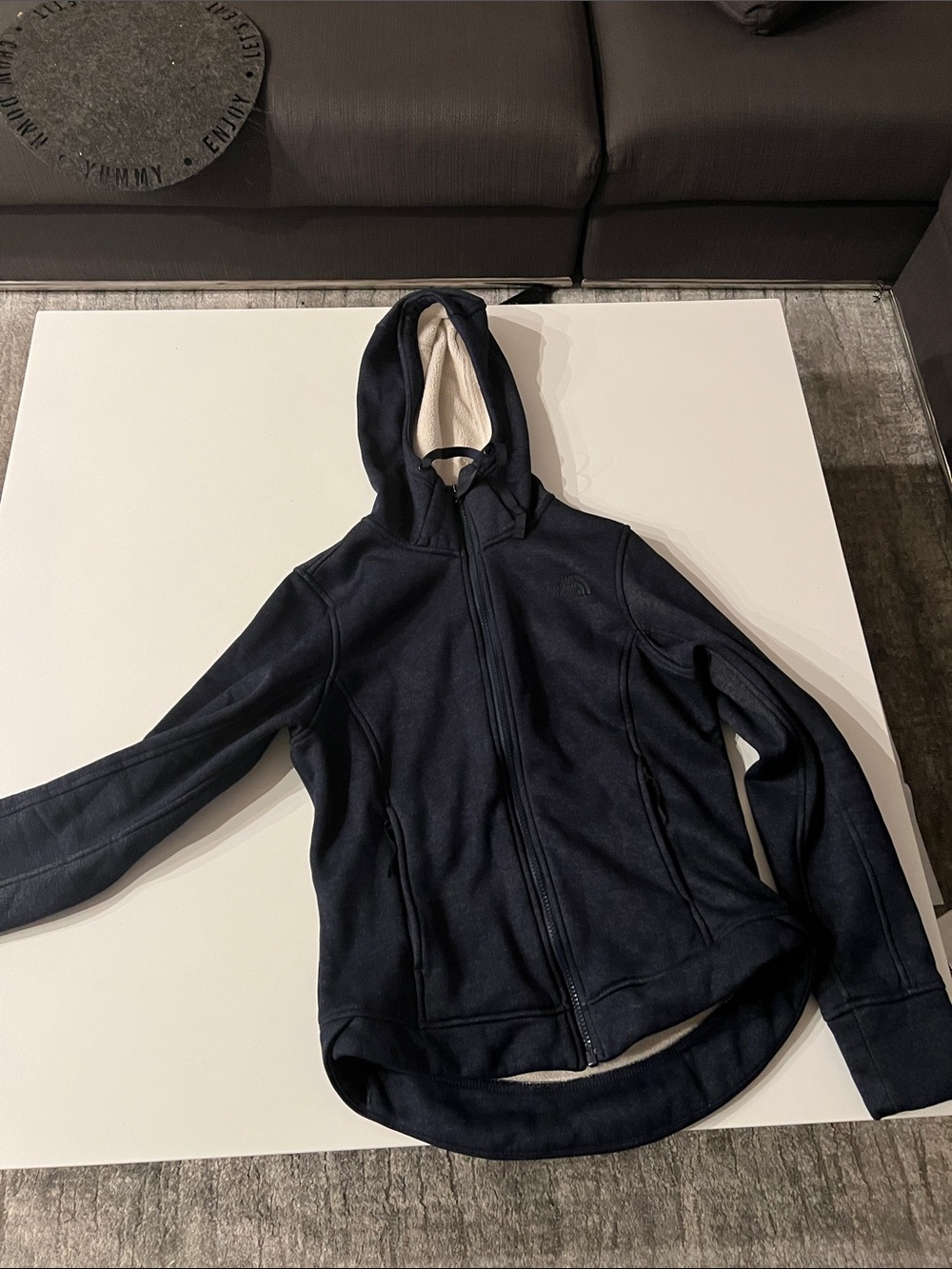 The North Face Women's Navy Hooded Zip-Up Utility Jacket